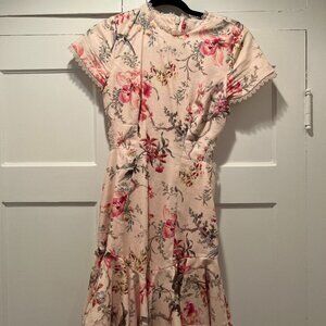 Zimmermann Pink Floral Mini Dress